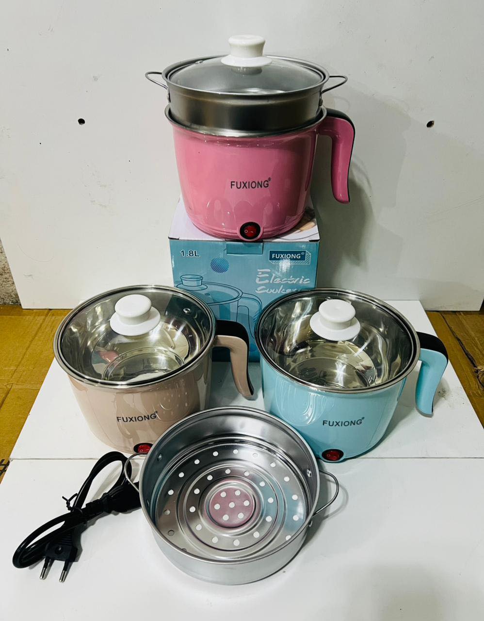Electric Cooking pot Steel pot steamer