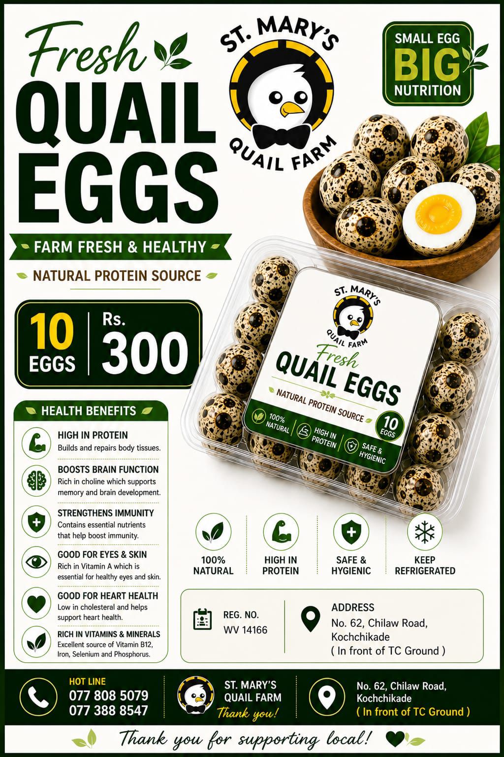  Fresh Quail Eggs Available Now! 