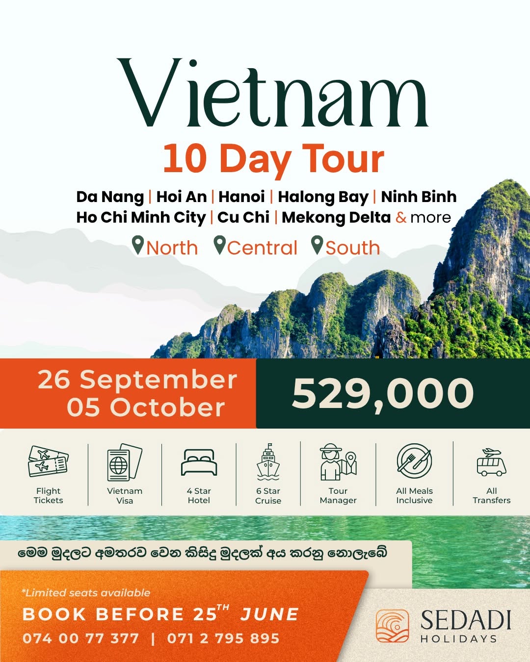 Vietnam 10-Day Tour | 26 Sept – 05 Oct