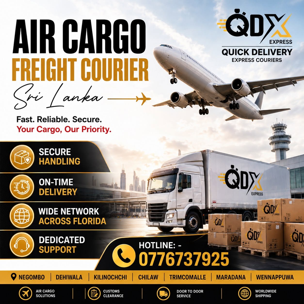 AIR CARGO FREIGHT COURIER SRI LANKA