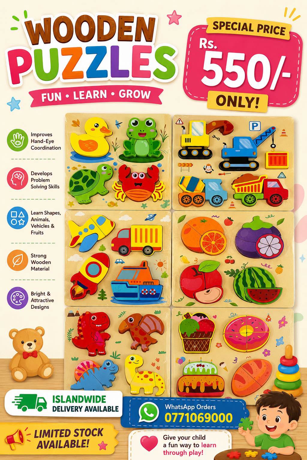 WOODEN PUZZLES
