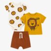 Roar 3-Piece Suit Set (0–3 Months & 3-6 Months)