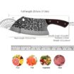 Light Weight 7inch Butcher Knife Hammered