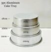 Aluminum Cake Tray Set Round