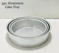 Aluminum Cake Tray Set Round