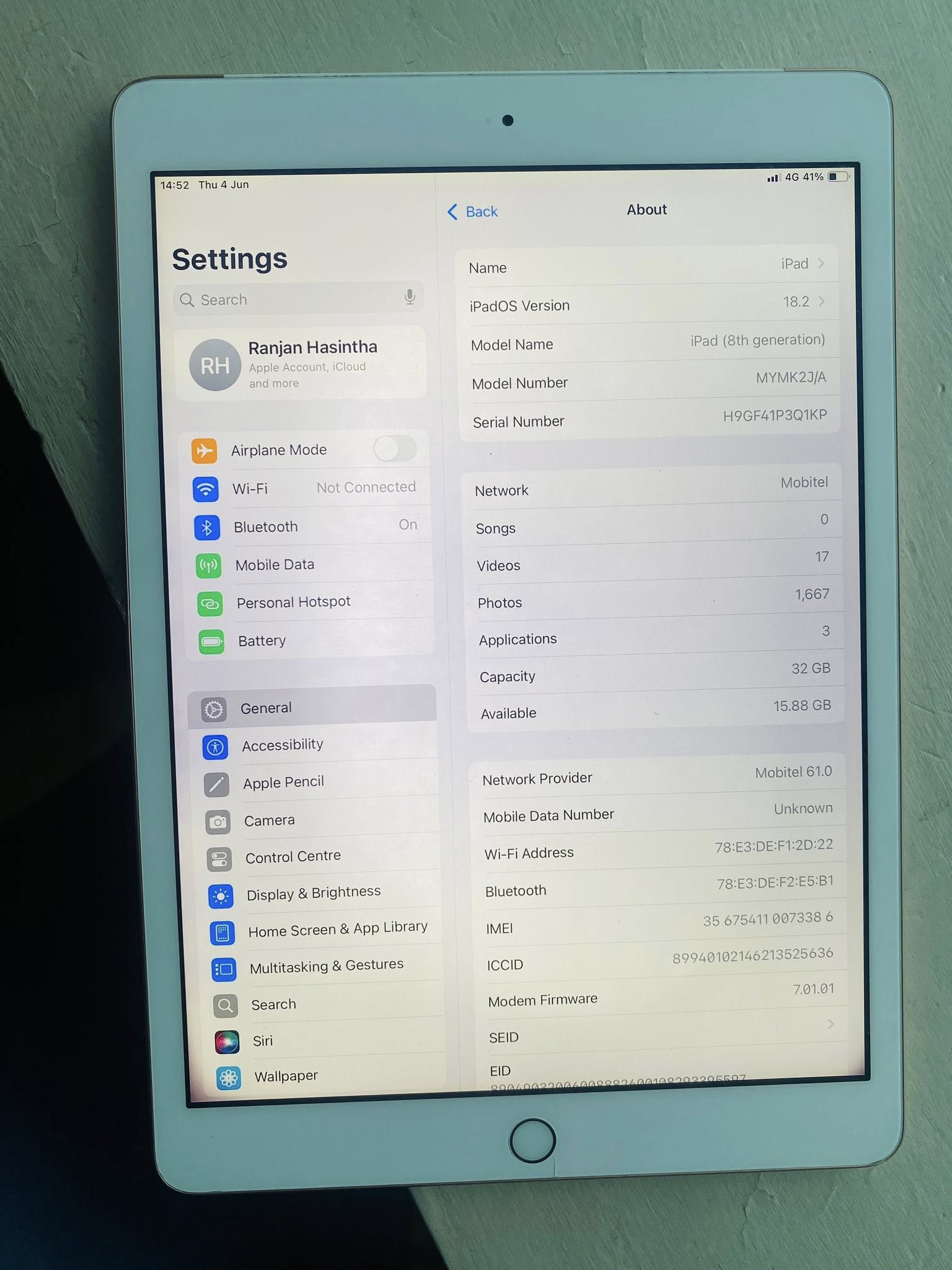 I pad 8th