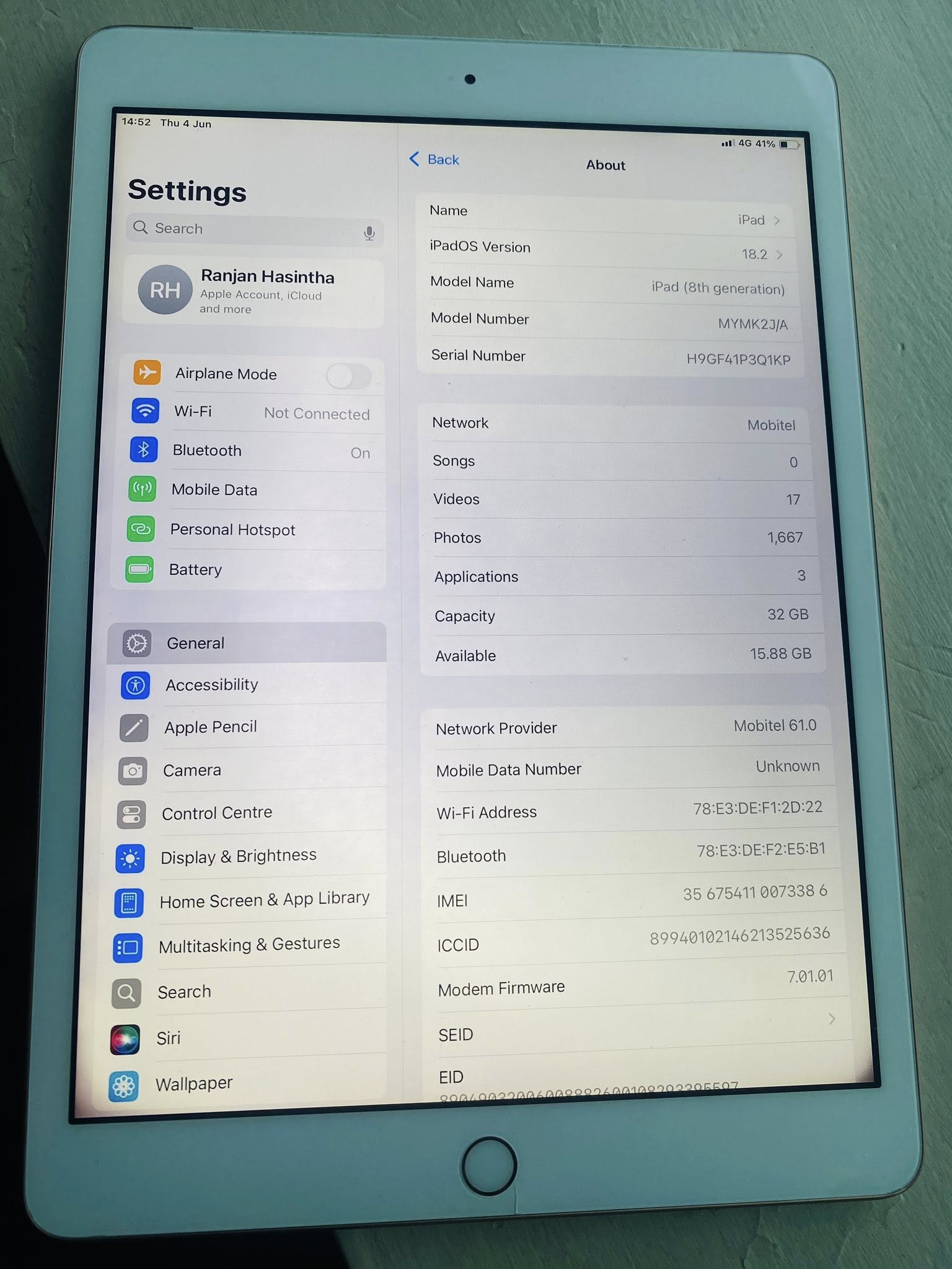 I pad 8th