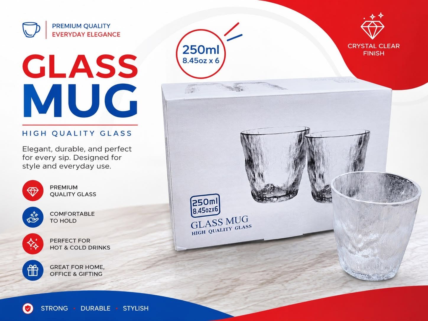 G-Horse..Glass Mug