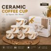 Ceramic coffee and tea cup 6pcs set