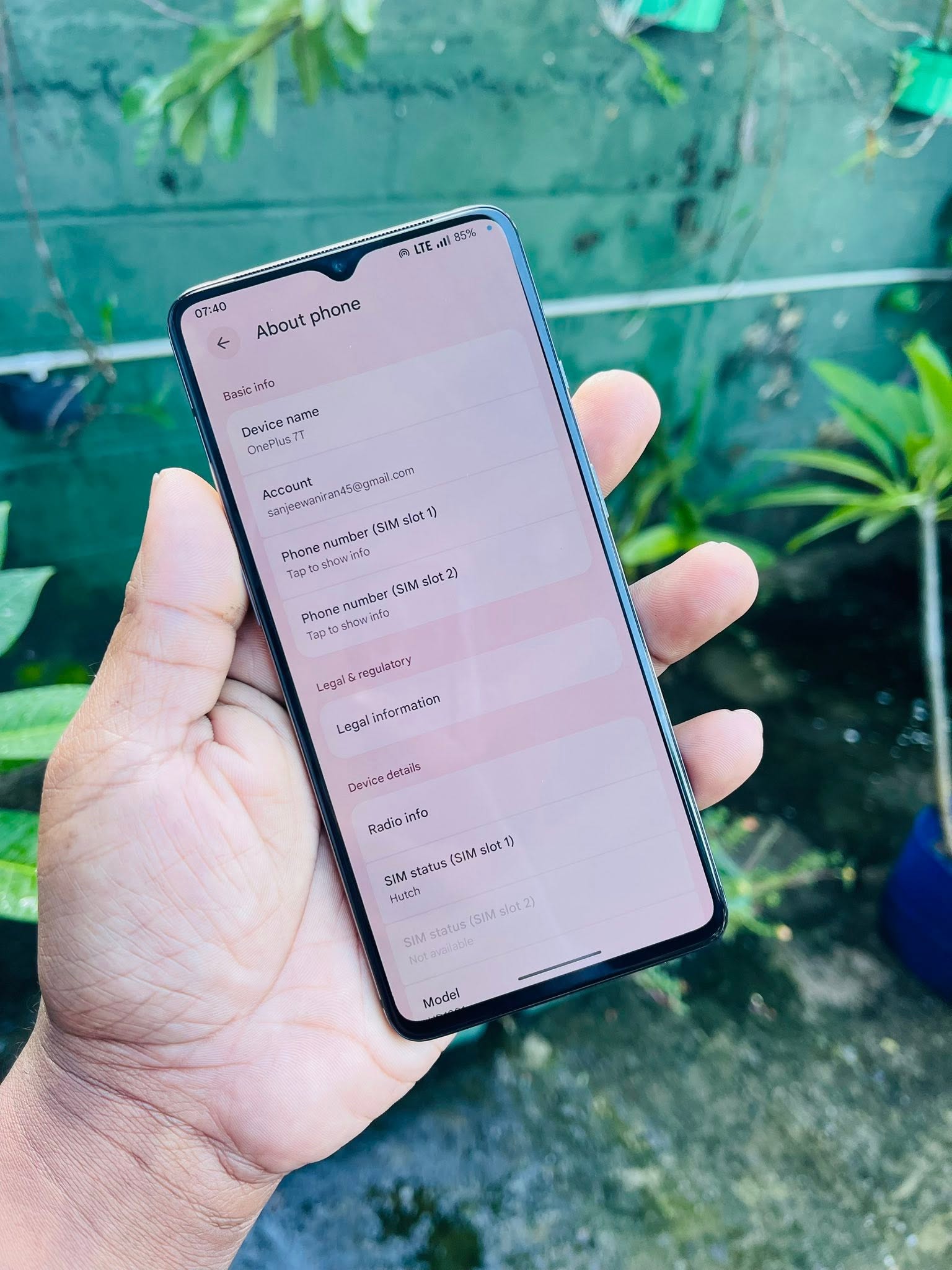 Oneplus 7T 256Gb..