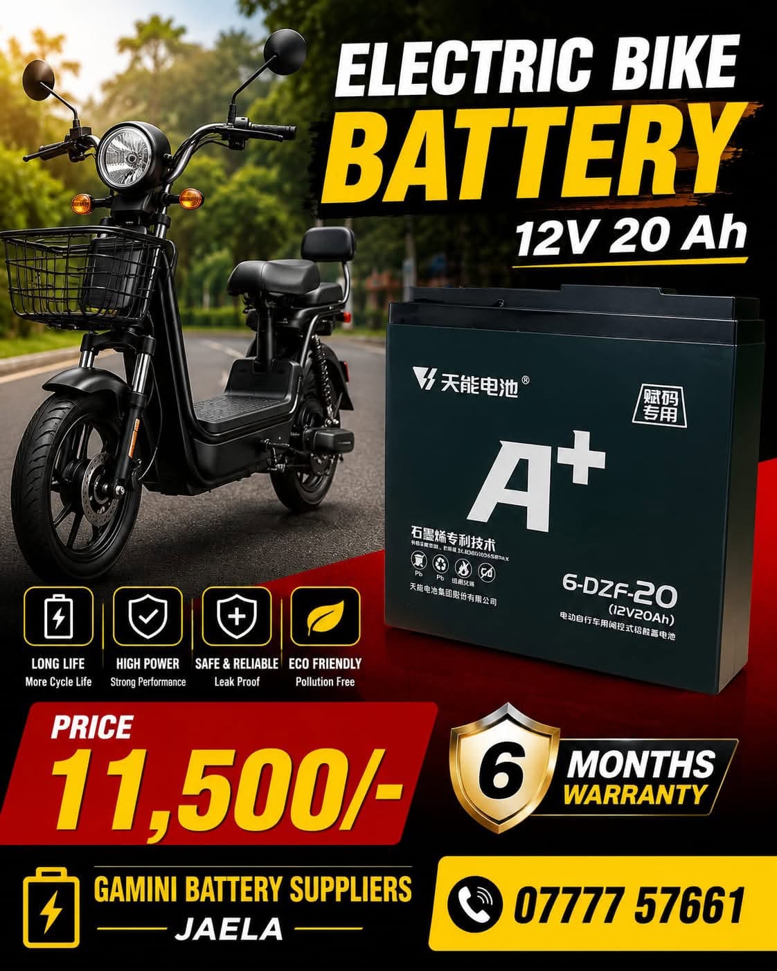 ELECTRIC BIKE BATTERIES