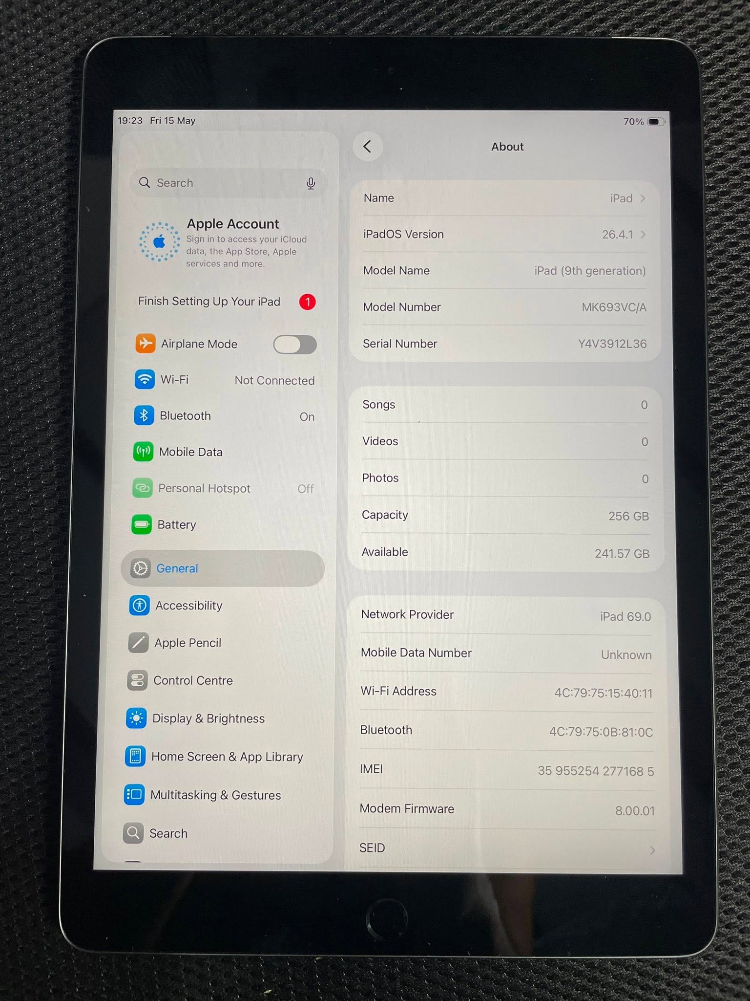 Apple iPad 9th Generation – 256GB