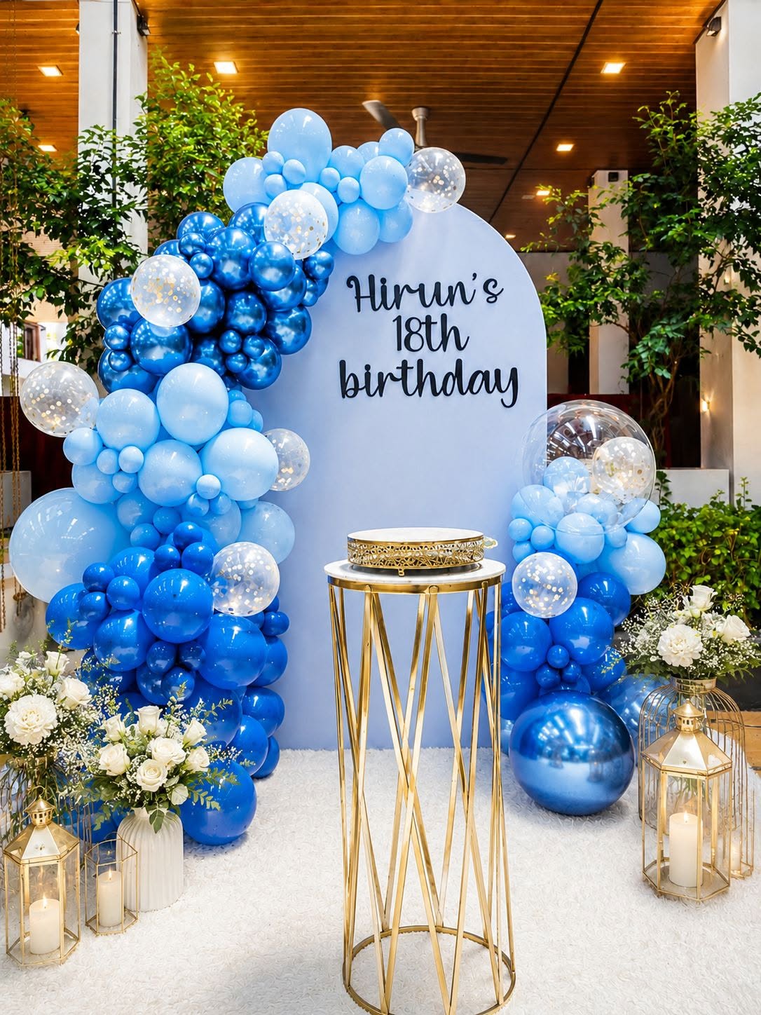 SAHAS party decorations and events