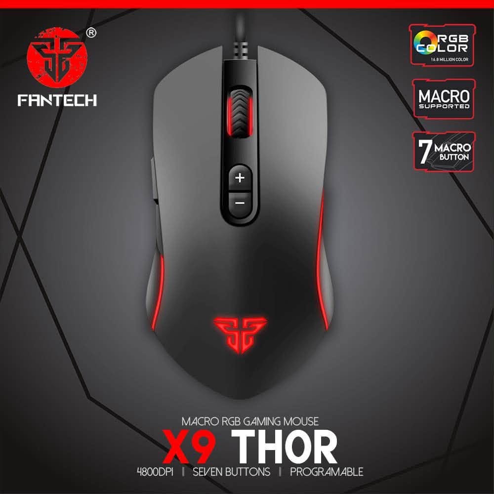 Fantech Thor X9 Gaming Mouse & Fantech Mouse Pad එකක් විකිණීමට ඇත!