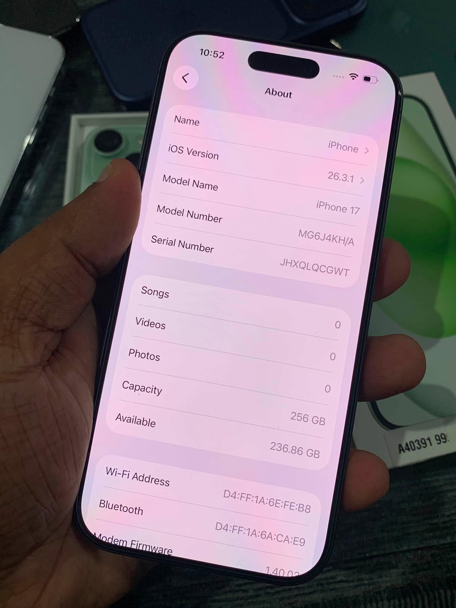 Apple iPhone 17 256gb Black