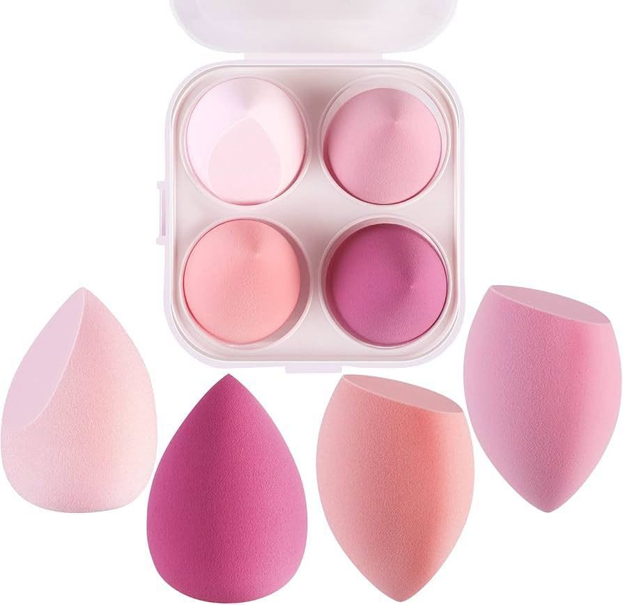 4 pcs Foundation Sponge Set box