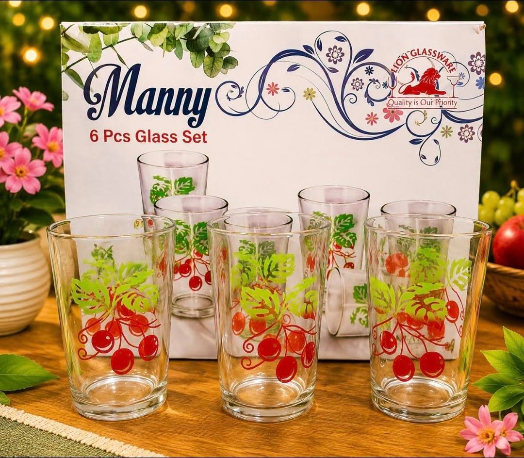 6 piece Glass Set