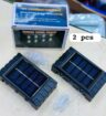 Solar Wall Lamp Outdoor Warm Light Waterproof Up And Down Luminous Lighting Balcony Yard Garden Decoration Lights Exterior Wall