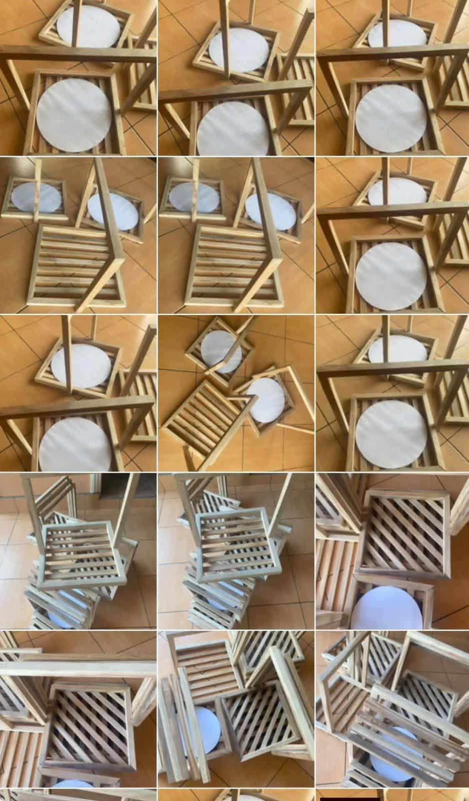 Cake Hamper / Wooden Trays