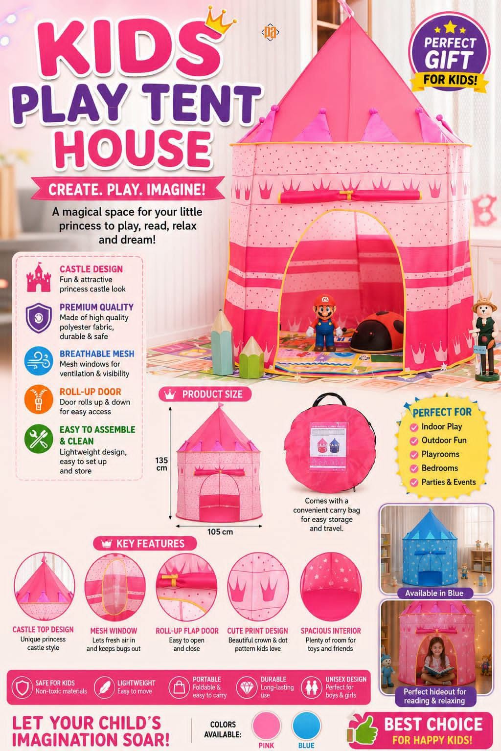 Kids Play Tent House