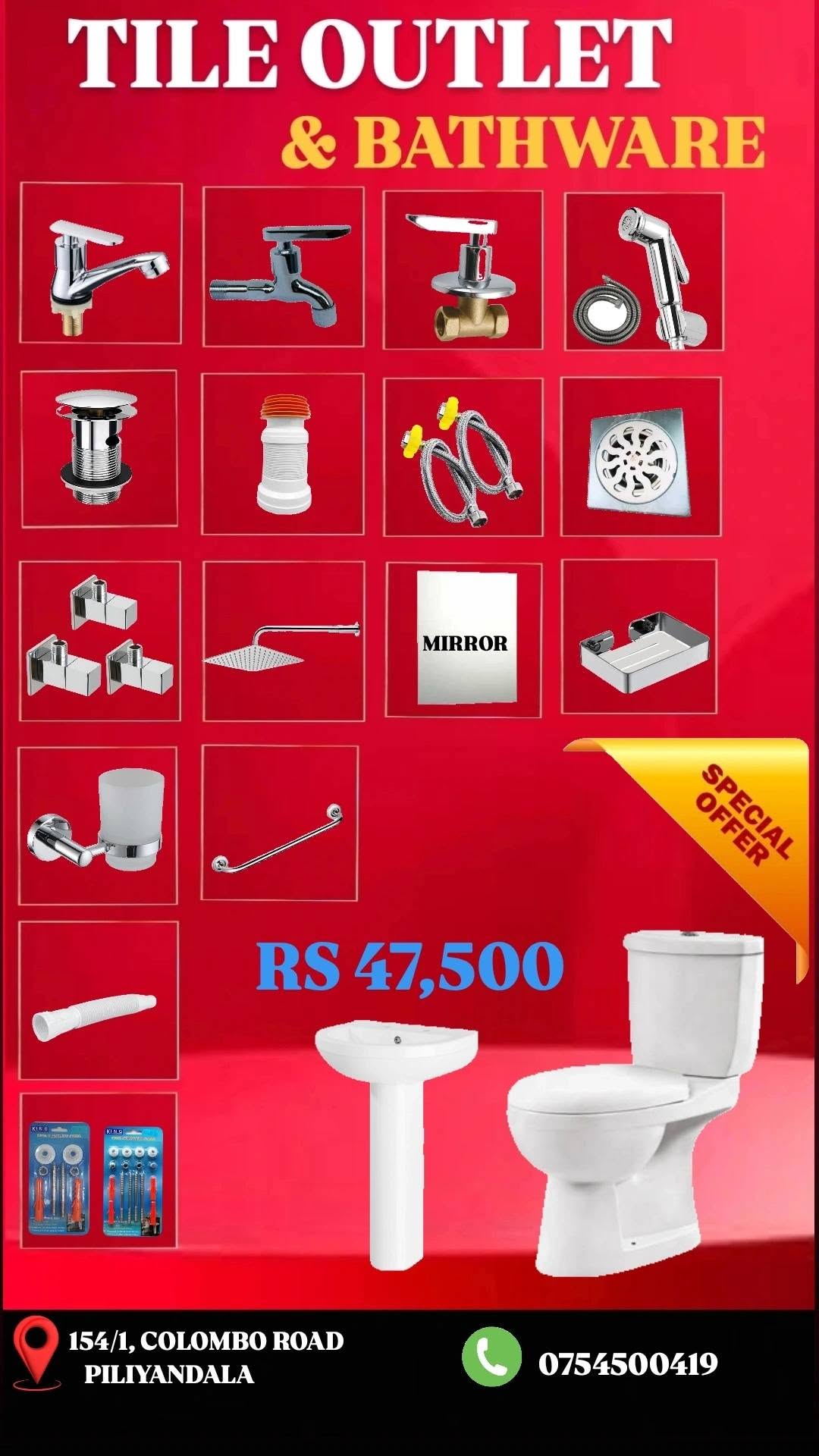 BATHROOM COMMOD FULLY PACKAGE AVAILABLE