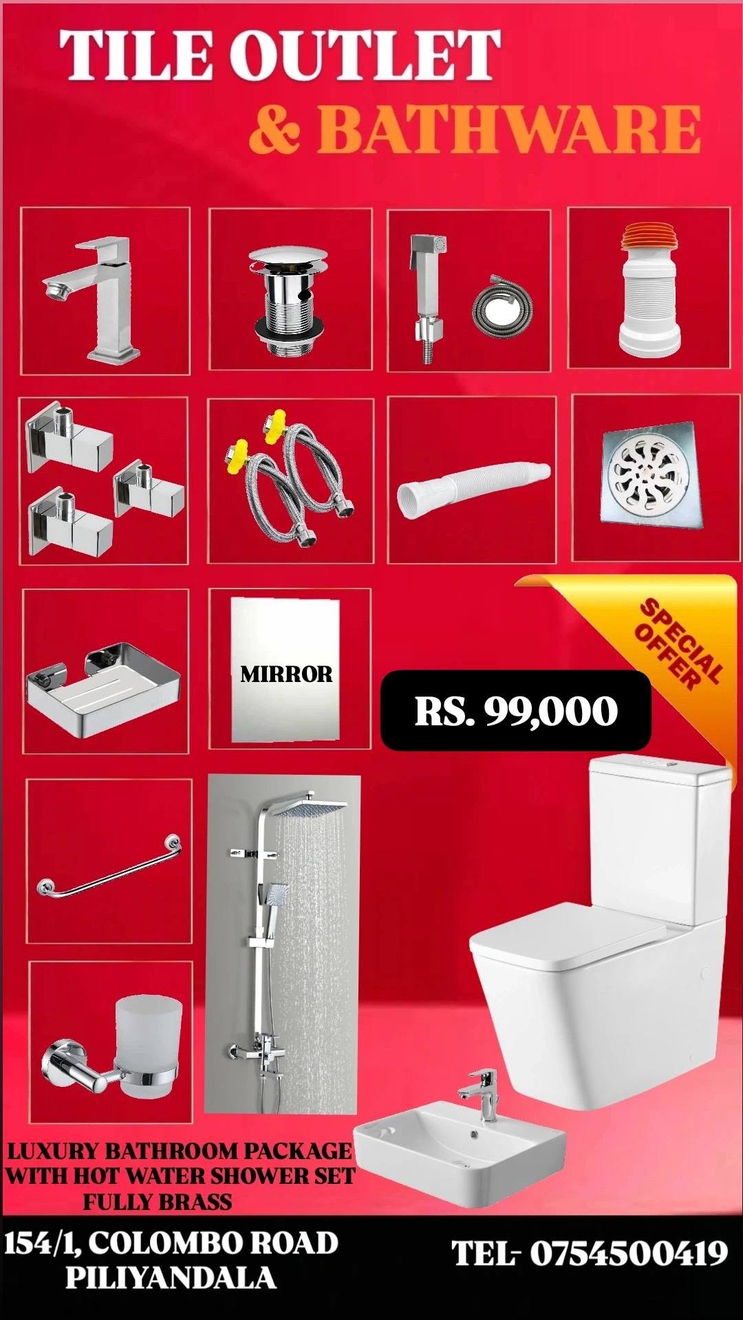BATHROOM COMMOD FULLY PACKAGE AVAILABLE