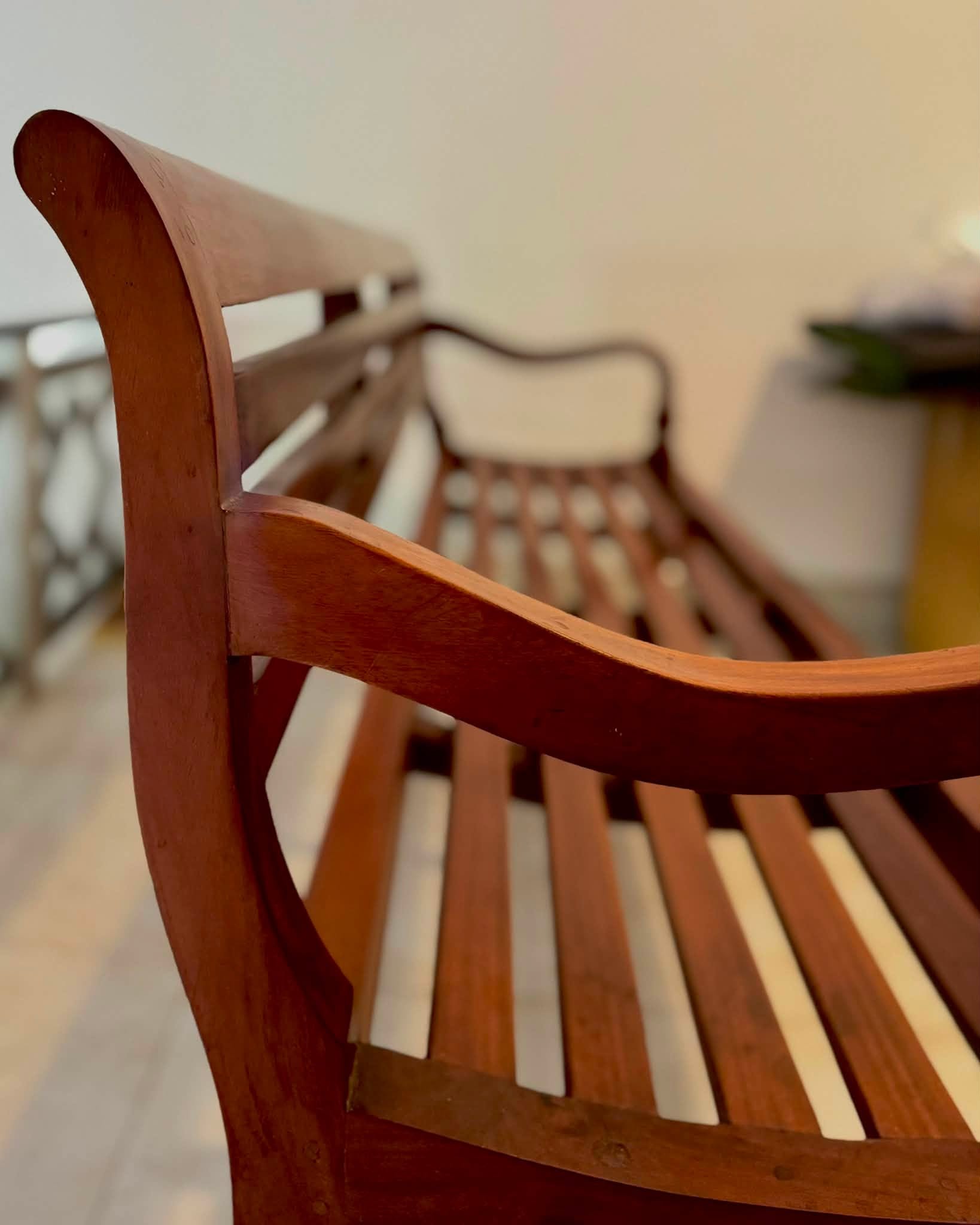 SOLID JACKWOOD (JACKFRUIT WOOD) VINTAGE BENCH