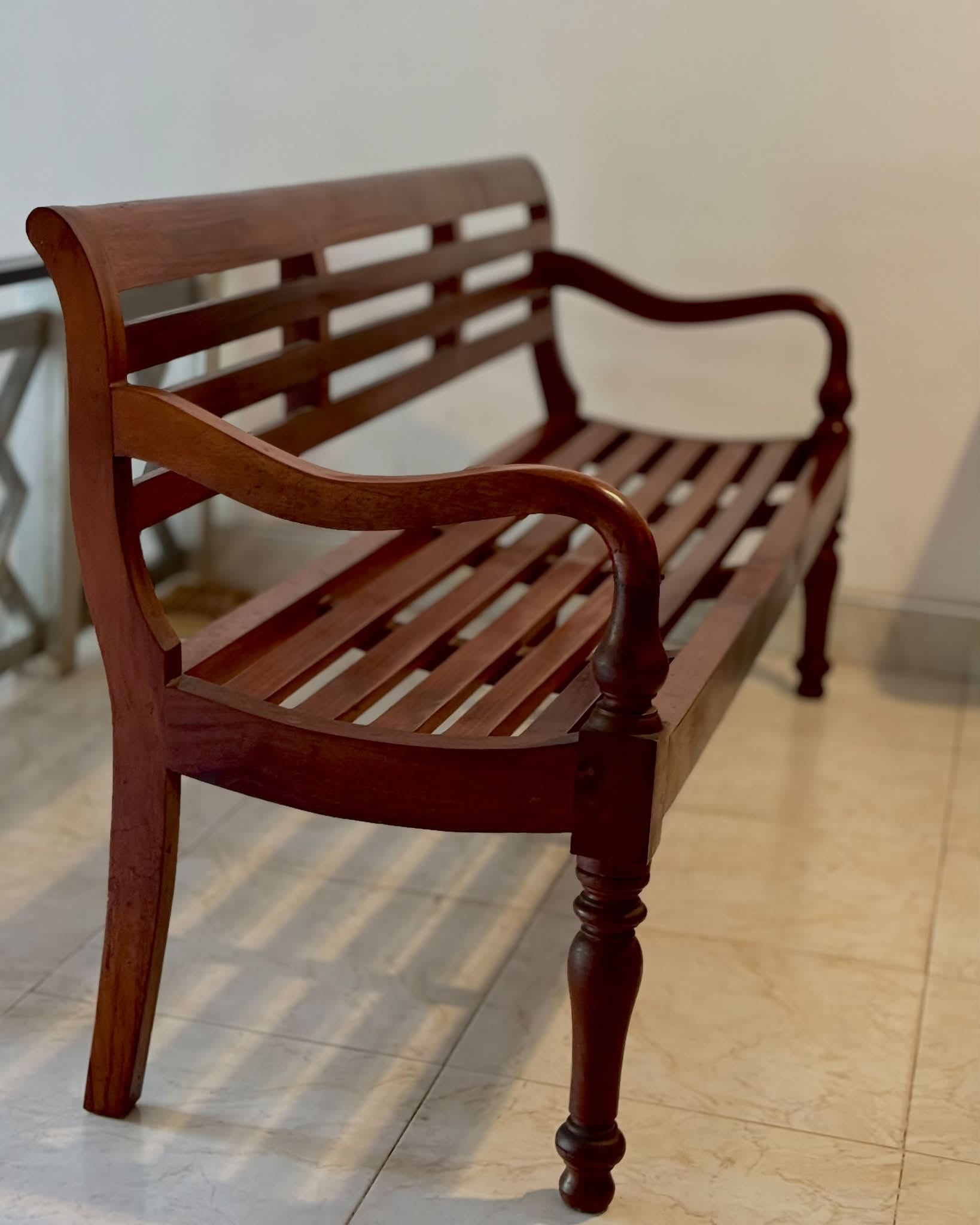 SOLID JACKWOOD (JACKFRUIT WOOD) VINTAGE BENCH
