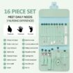 16 IN 1 MENICURE PEDICURE SET