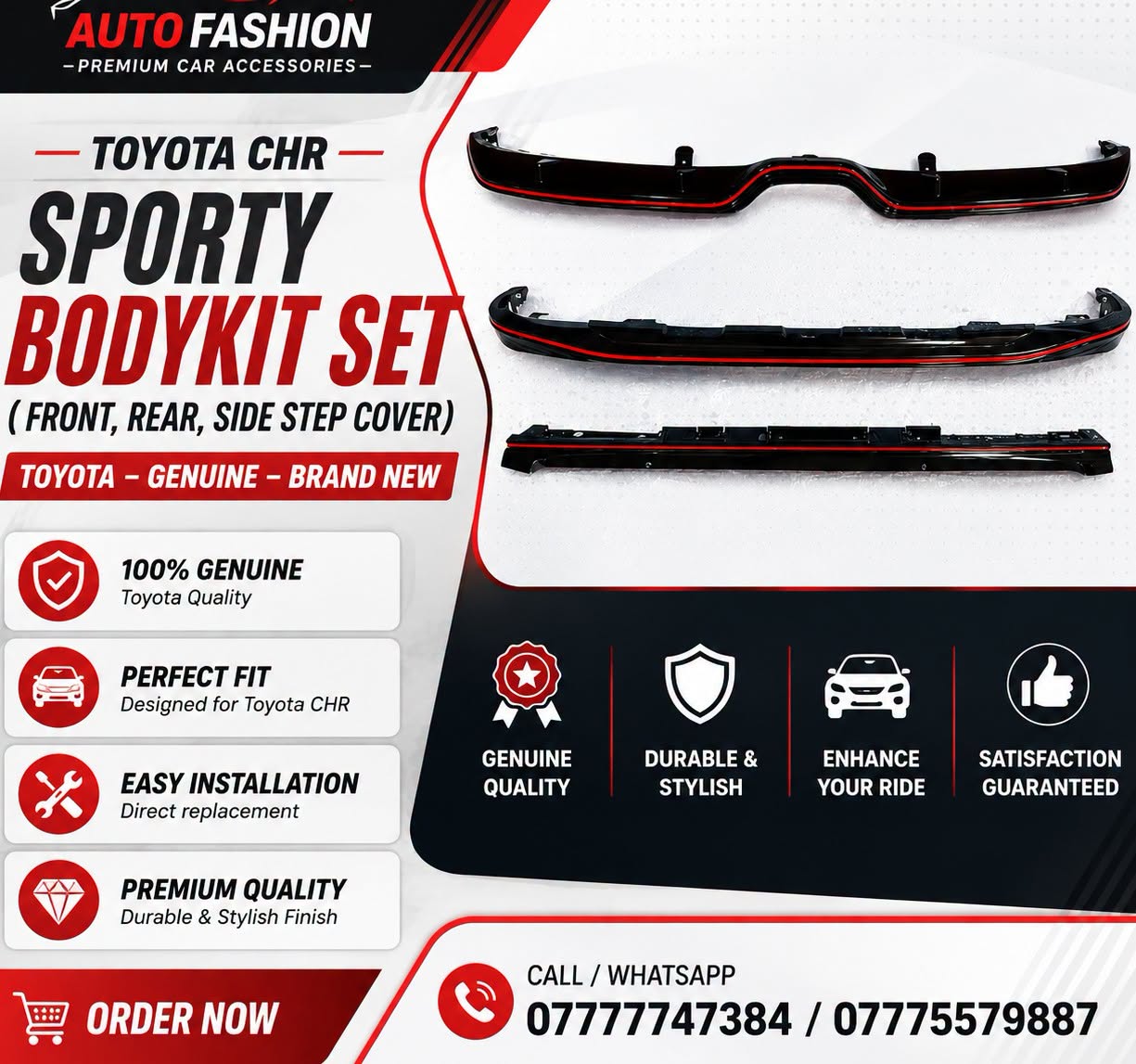 Toyota CHR Sporty Bodykit Set