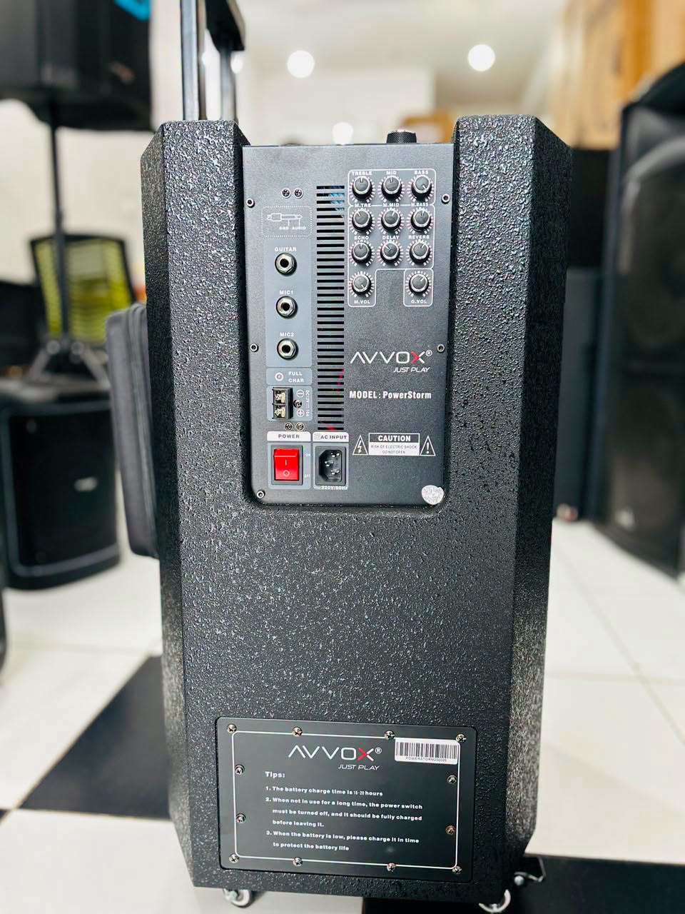 RECHARGEABLE KARAOKE SPEAKER MODEL – POWERSTONE