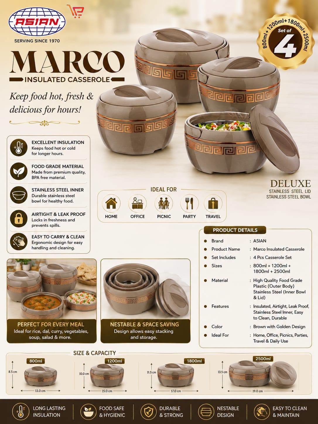 4pcs Warmer Set Falcon