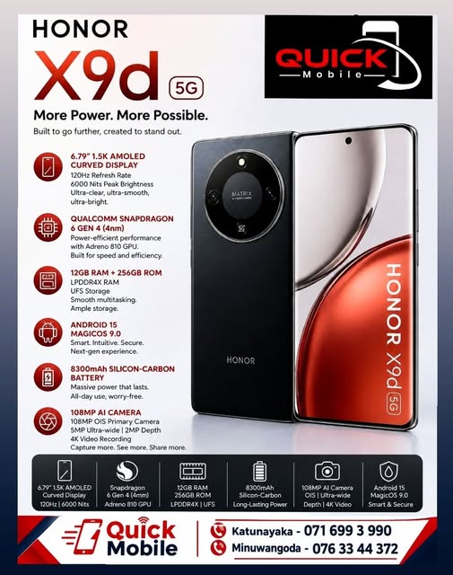 Honor – #X9d 5G