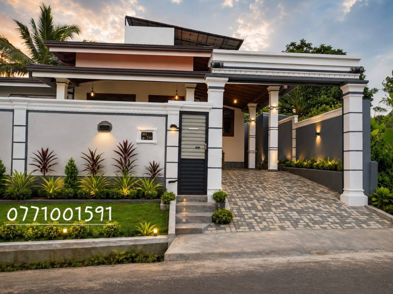 හෝමාගම ,ගොඩගම පිහිට් පදිංචි නොවූ නව නිවසක් විකිනිමට ඇත