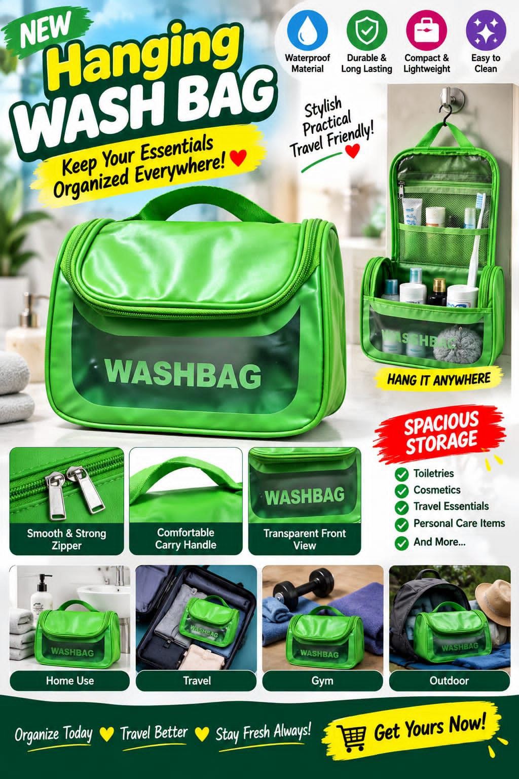 Hanging Wash Bag