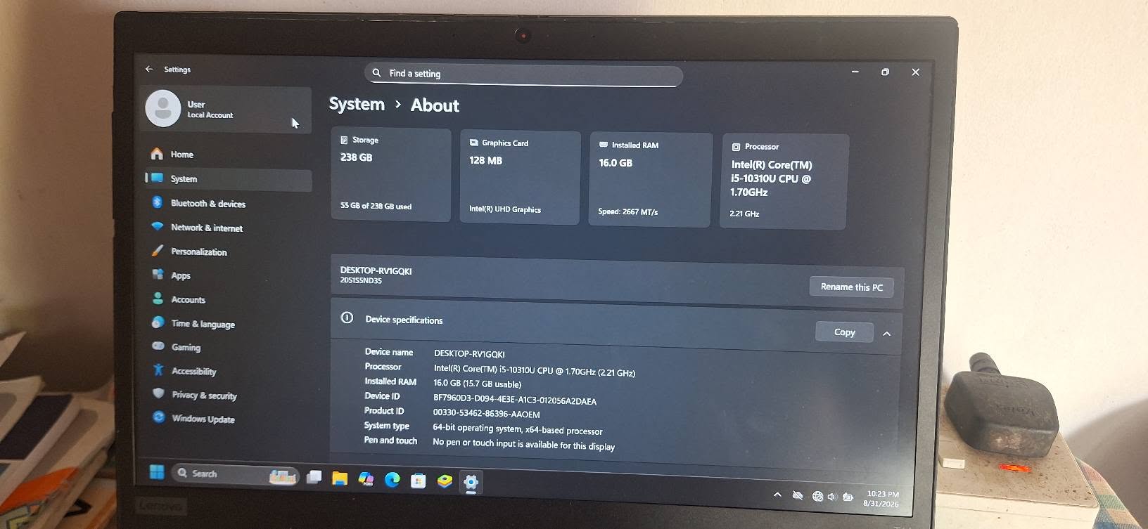 Lenovo T14 * i5 10Gen * laptop
