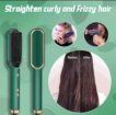2 in 1 Hair Straightener Brush .