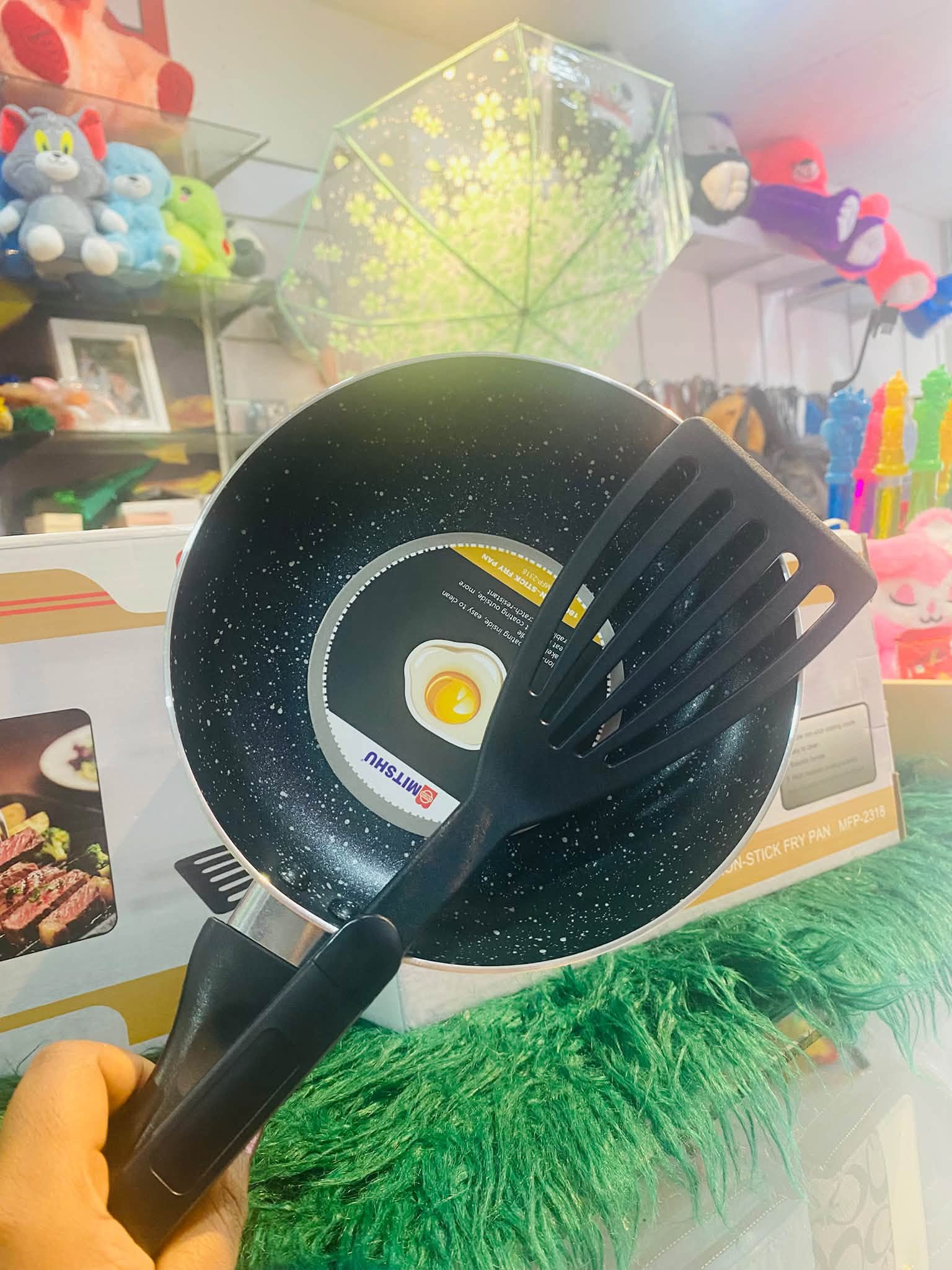 Marble Coated Non-Stick Fry Pan