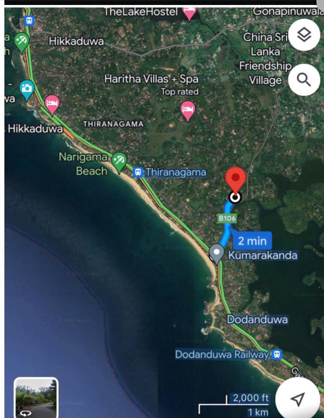 විලාවක් විකිණීමට – කූමාරකන්ද, හික්කඩුව 