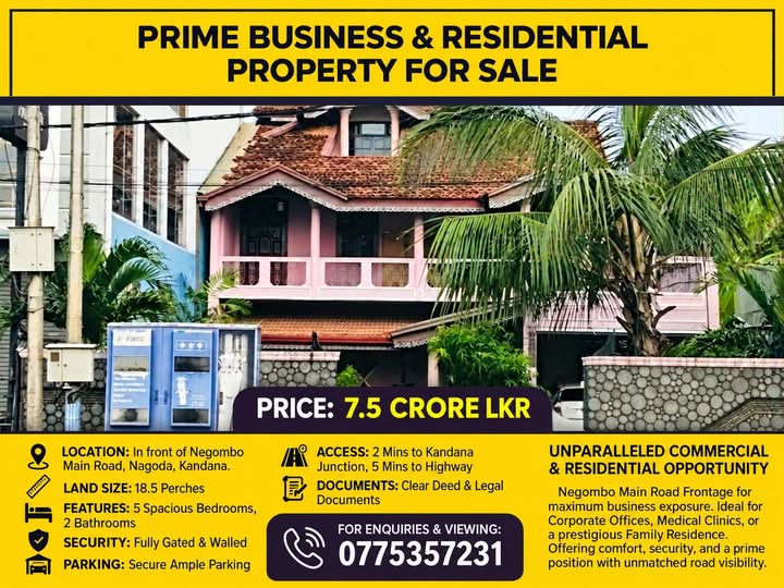 Prime Business & Residential Property for Sale…