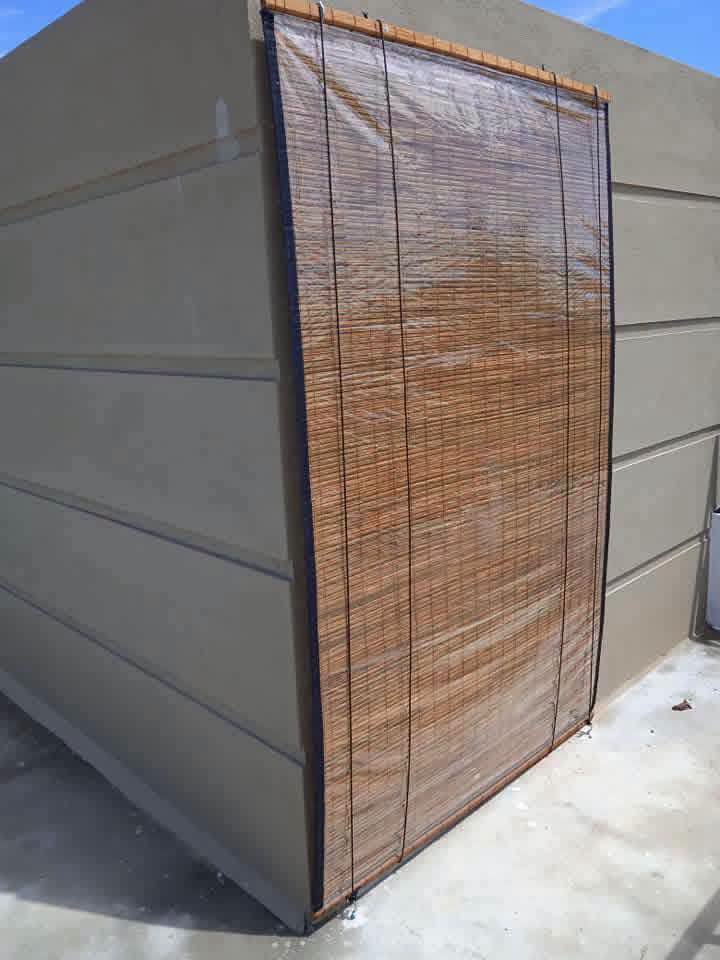 Bamboo blinds