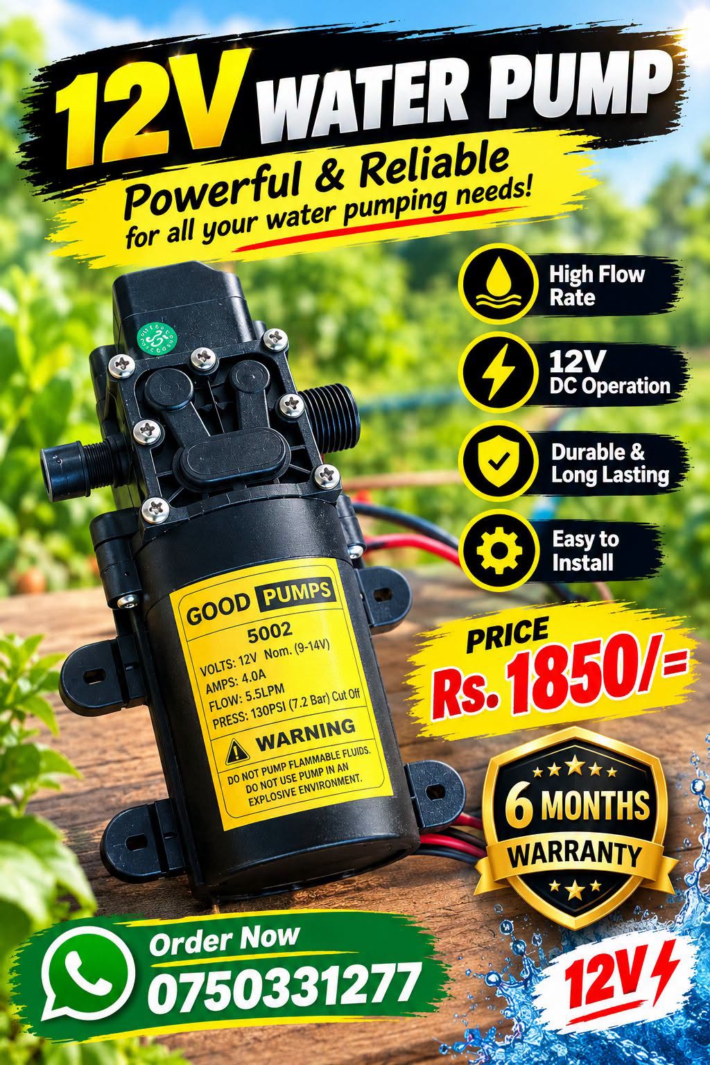 12V Water Pump